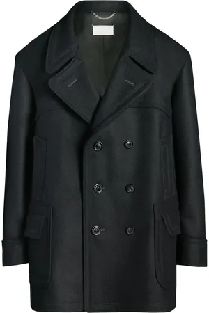 Maison Margiela Double-breasted wool-blend coat