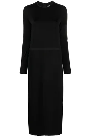 Jil Sander Drawstring-waist midi dress