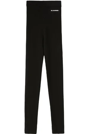 Jil Sander Logo-print high-waist leggings