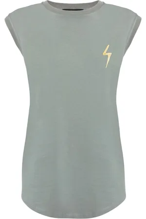 Giuseppe Zanotti Ursella Thunderbolt-embroidered tank top