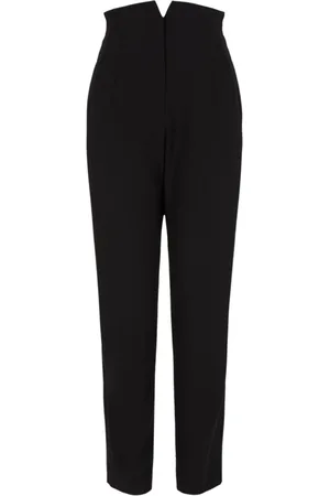 Emporio Armani High-waist virgin wool trousers
