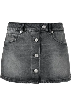 Courrèges Trucker denim miniskirt