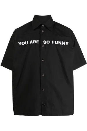Natasha Zinko You Are So Funny cotton shirt