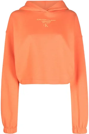 Calvin Klein Logo-print cotton blend hoodie