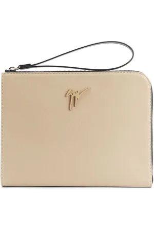 Giuseppe Zanotti Fabian logo-plaque clutch bag