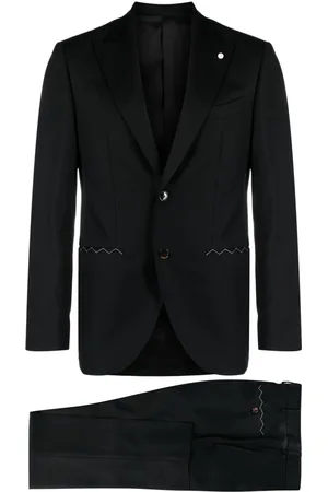 LUIGI BIANCHI MANTOVA Peak-lapels single-breasted suit