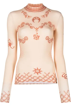 Marine Serre Regenerated Second Skin top