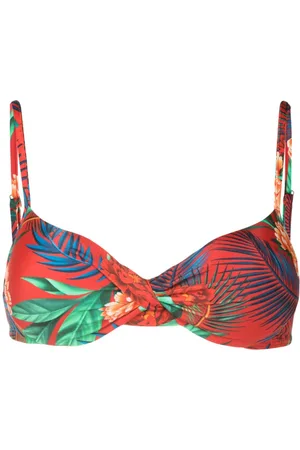 Lygia & Nanny Cassis floral-print bikini top