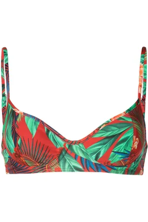 Lygia & Nanny Fiji floral-print bikini top