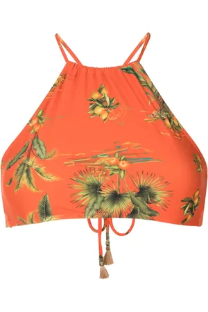 Lygia & Nanny Ilana botanical-print bikini top