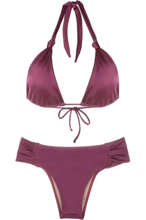 Brigitte Knot-detail triangle-cup bikini