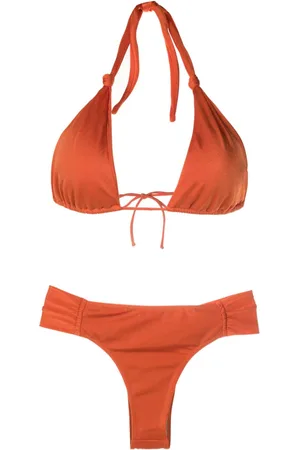 Brigitte Knot-detail triangle-cup bikini