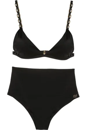 Brigitte Chain-link high-waisted bikini