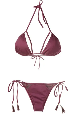 Brigitte Cut-out triangle-cup bikini