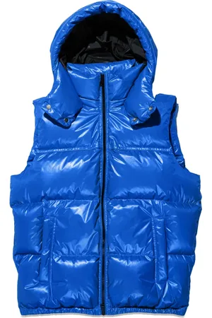 Purple Brand Logo-print padded gilet