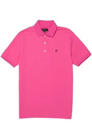 Purple Brand Logo-plaque piqué polo shirt