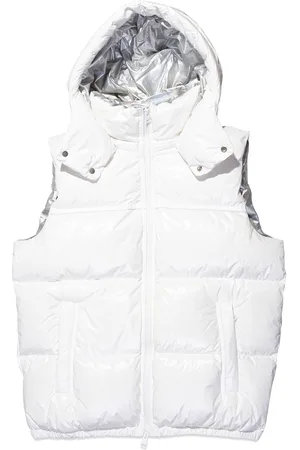 Purple Brand Logo-print padded gilet