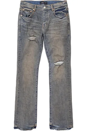 Purple Brand Distressed straight-leg jeans