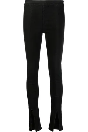 Rick Owens Ankle-slit leggings