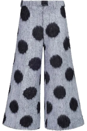 Marni Polka dot-print tailored trousers