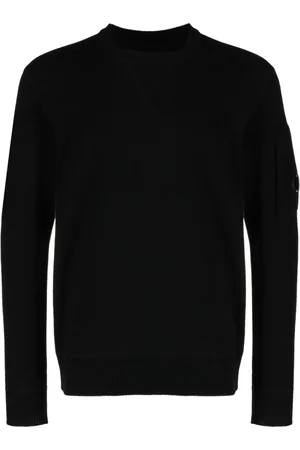 C.P. Company Lens-detail crew-neck jumper