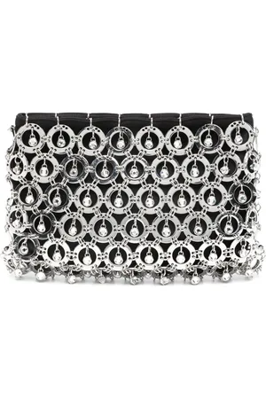 Paco rabanne Metal-disc clutch bag