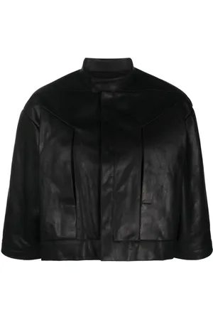 Rick Owens Cropped leather jacket