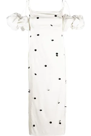 Jacquemus Chouchou polka-dot midi dress