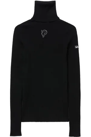 Puccini Logo-appliqué virgin-wool ribbed jumper