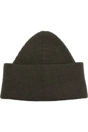 CRAIG GREEN Eyelet-detail ribbed-knit beanie
