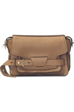 Proenza Schouler Beacon leather saddle bag