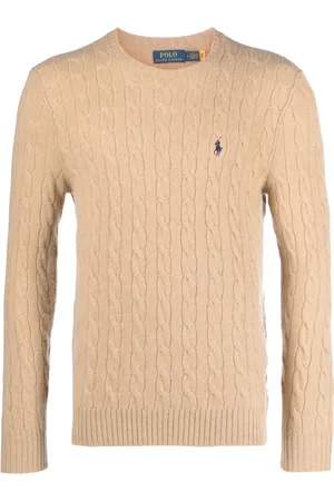 Ralph Lauren Polo Pony-motif cable-knit jumper