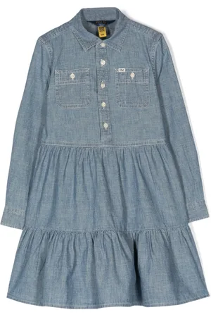 Ralph Lauren Tiered denim shirtdress
