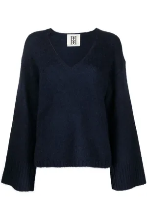 By Malene Birger V-neck drop-shoulder jumper