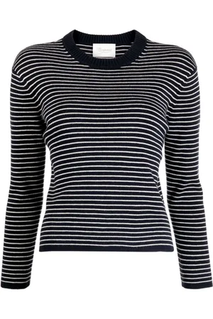 BONPOINT Striped wool-blend knit top