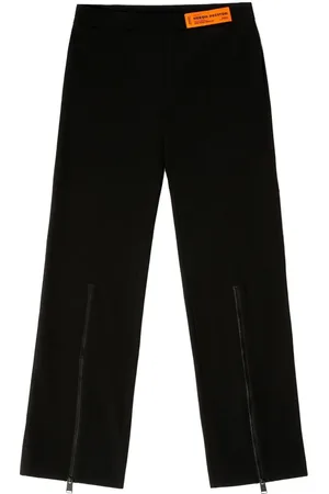 Heron Preston Logo-patch zip-up trousers