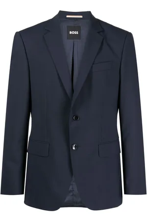 HUGO BOSS Notched-lapels single-breasted blazer