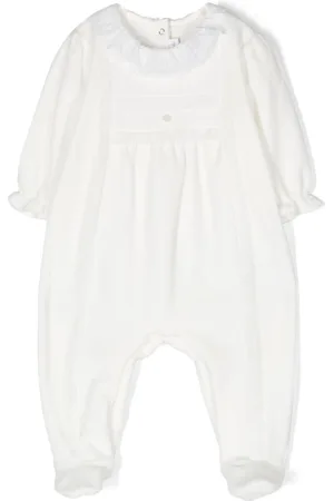 Tartine Et Chocolat Lace-detail ruffled-cuffs pyjamas