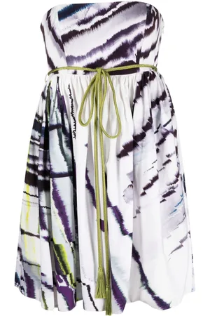 GEMY MAALOUF Off-shoulder flared mini dress