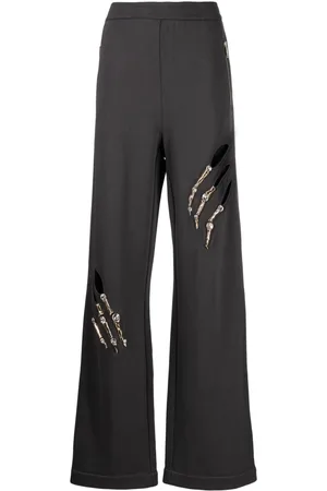 AREA Claw cut-out cotton track pants