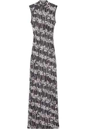 Puccini Fiori Di Loto-jacquard dress