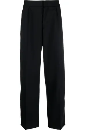 BONSAI Pressed-crease straight-leg trousers