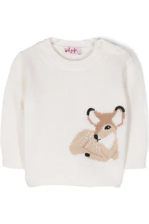 Il gufo Round-neck virgin wool jumper