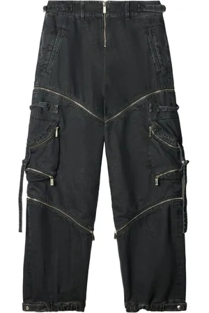 OFF-WHITE Zip denim cargo pants