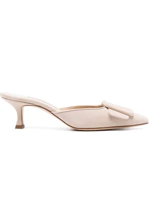 Manolo Blahnik Maysale 50mm suede pumps