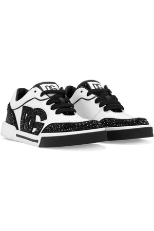 Dolce & Gabbana Logo-patch leather sneakers