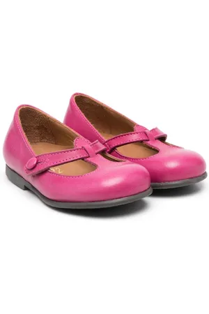 PèPè Round-toe leather ballerinas