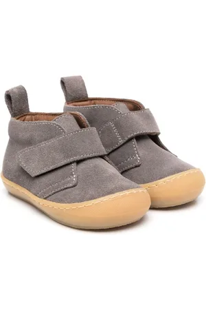PèPè Touch-strap suede sneakers
