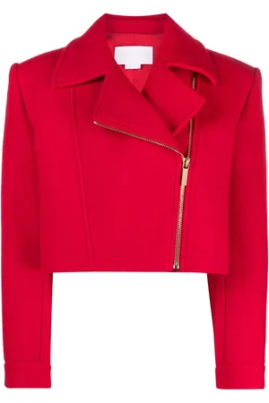 GENNY Cropped zipped jacket