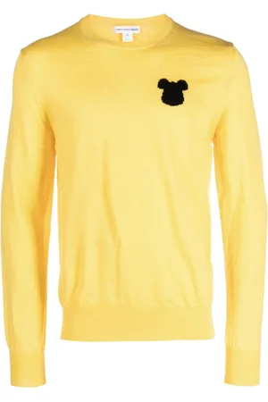 Comme des Garçons Intarsia-knit crewneck jumper
